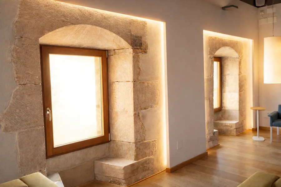 The original stonework